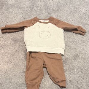 Brown and Cream Kids Set